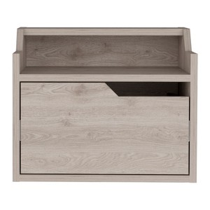 NicBex 15.7 inch Wide Floating Nightstand with 1 Drawer,Modern Side Table with Open Shelf,Bedside Table for Bedroom,Living Room - 1 of 4