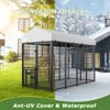 Heavy Duty Outdoor Dog Kennel with Rotating Bowls, 8 x 4 x 5.6-ft - 4 of 4