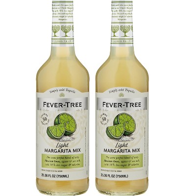 Fever Tree Light Margarita Mix - Premium Quality Mixer - Refreshing Beverage for Cocktails & Mocktails 750ml Bottles