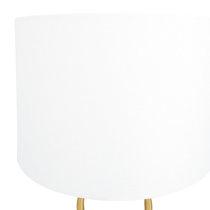 Metal Table Lamp with Drum Shade Gold - CosmoLiving by Cosmopolitan, 4 of 8