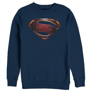Men's Zack Snyder Justice League Superman Logo Sweatshirt - 1 of 4