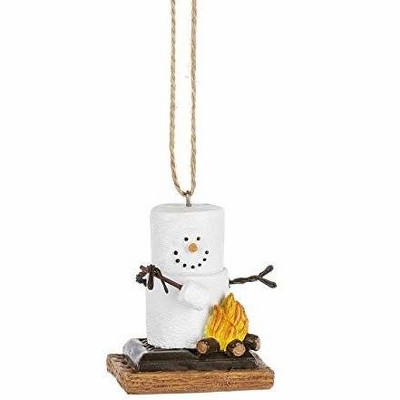 Ganz S'mores Resin Holiday Ornament, Roasting Marshmallows Ornament