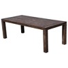 Courtyard Casual Bermuda FSC Teak 7 pc 87" Rectangle FSC Teak Dining Set  Includes one 84" Rectangle Table and six Dining Chairs - 4 of 4