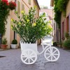 Unique Bargains Artificial Plants Tricycle Frosted Baby's Breath Plastic 5.31"x2.68"x7.48" 1 Pc - 2 of 4