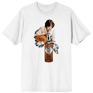 Orange Crush Woman & Glass Bottle Men's White T-shirt - 1 of 3