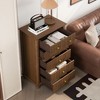 GDFStudio Biron Modern 45.28'' Fluted Wooden Dresser with 5 Drawers - 2 of 4
