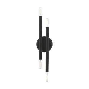 Livex Lighting Soho 4 - Light Wall Light in  Black/Brushed Nickel - 1 of 1