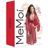 Memoi Women's 3 Piece Set Celine Lace Robe, Bra, and Thong Lingerie - 4 of 4