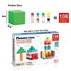 PicassoTiles 108 PC Magnetic Blocks Set - image 4 of 4