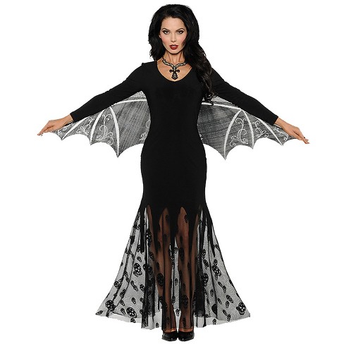 Halloween Express Women's Vampiress Costume - Size Large - Black : Target