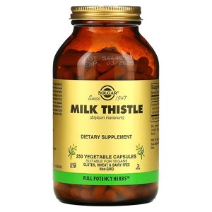 Solgar Milk Thistle, 450 mg, 250 Vegetable Capsules - 1 of 2