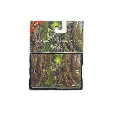 Toy Vault Mystic Lands Forest Life Counter; Collectible Card Game CCG MTG Magic Accessory