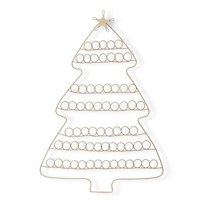 TAG 17" x 24.6" Holiday Tree Hanging Christmas Greeting Card Wire Holder