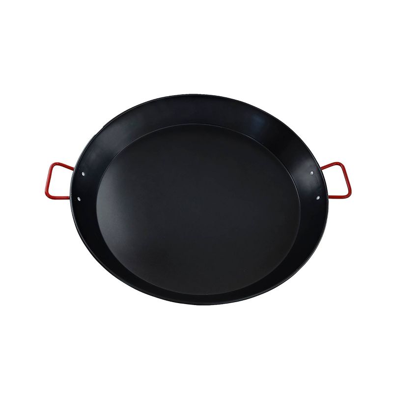 IMUSA 10&#34; Coated Nonstick Paella Pan with Red Handles, 1 of 5