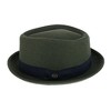 Epoch Hats Company Men's Diamond Shape Wool Fedora with Grosgrain Hatband - 3 of 4