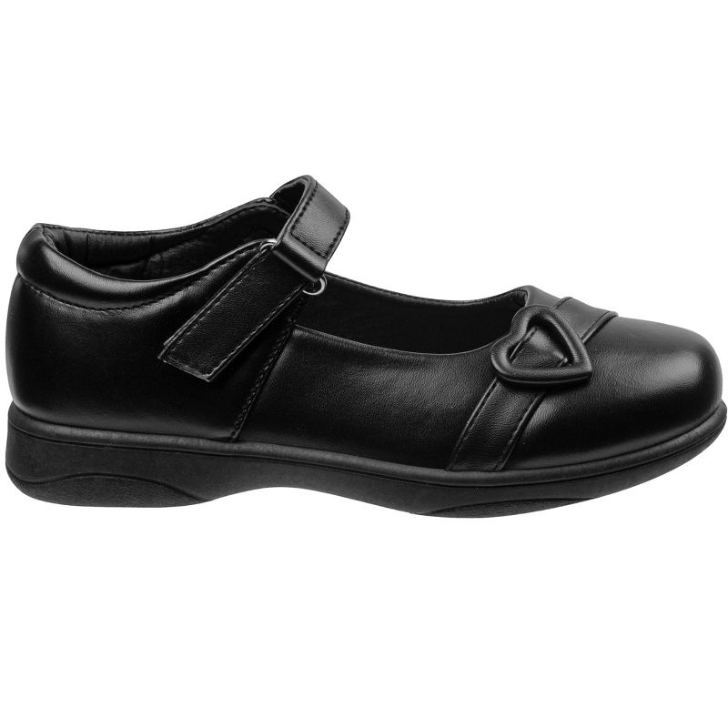 Petalia Girls' Strapped Heart Tween School Shoes (Big Kids), 2 of 9