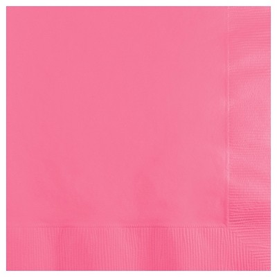  50ct Candy Pink Disposable Napkins 