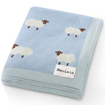 100% Luxury Cotton Knit Swaddle Receiving Blanket for Blanket for Newborn and Infant Boys and Girls