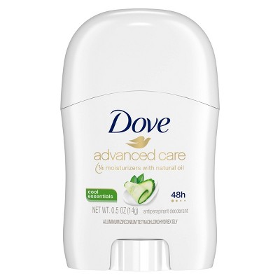 Dove Advanced Care 48-Hour Cool Essentials Antiperspirant & Deodorant Stick - Trial Size - 0.5oz