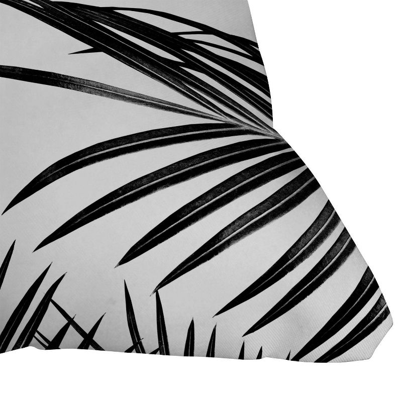 16&#34;x16&#34; Anita &#38; Bella Art Palm Leaves Dream Square Throw Pillow Black - Deny Designs, 4 of 6
