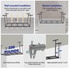 Overhead Garage Storage Rack ,Steel Ceiling Shelves  Capacity,Height Adjustable 22-40 Inches,Space-Saving for Attic Basement Shed (4/6 Posts) - 4 of 4