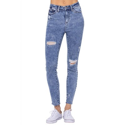 Women's High Rise Destroyed Skinny Jean - Judy Blue