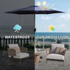 PAGED 10FT Patio Umbrella Aluminum Market Umbrella with Tilt, Crank and 8 Ribs for Garden and Poolside, Base Not Included - 2 of 4