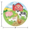 Creative Converting Farm Animals Birthday Party Plates and Napkins 48ct - 4 of 4
