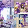 PartyWoo Balloons Metallic Purple Chrome 12 Inch 50 pcs - 3 of 4