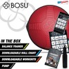 Bosu NEXGEN Balance Strength Trainer, Multi-Functional 26" Exercise Ball, Home Gym Equipment for Full Body Workouts, Neon Flare with Black Rim - 4 of 4
