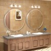 Apmir  Round High Quality Aluminum Alloy Framed French Cleat Mounted Wall Decor Bathroom Vanity Mirror - 3 of 4