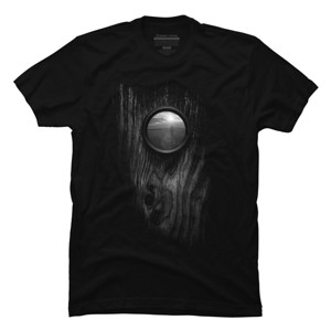 Men's Design By Humans The World Outside By TenkenNoKaiten T-Shirt - 1 of 4