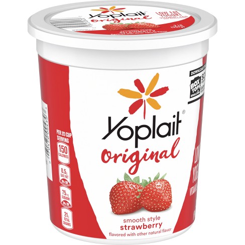 Yoplait Original Strawberry Yogurt - 32oz : Target