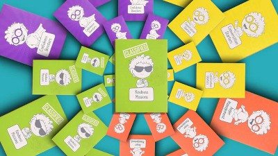 Mindful Minute Cards for Kids with Sand Timer and Clip