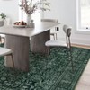 Area Rugs for Living Room Bedroom, Large Washable Rug Vintage Distressed Floral Boho Carpet Indoor Dining Room Kids Room Entryway Non Slip Low Pile - 4 of 4