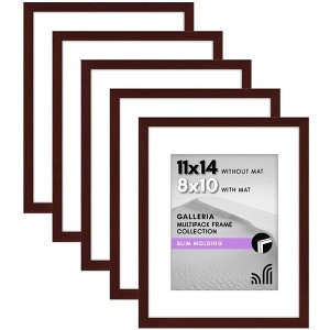 Americanflat Picture Frame with plexiglass - Hanging Hardware For Horizontal and Vertical Display - 1 of 4