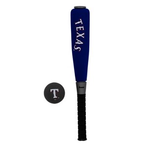 MLB Texas Rangers Franklin Sports 21" Jumbo Foam Bat & Ball Set - 1 of 4