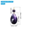 Unique Bargains Crystal Pendants Teardrop Beads for DIY Lamp Arts Crafts Decoration 10 Pcs - 2 of 4