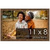 PosterPalooza | Photo Size Textured Gold Picture Frame - UV Acrylic, Foam Board Backing, Hanging Hardware - 2 of 4