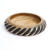 Dannel Handmade Wooden Bowl with Black Filler - 3 of 4