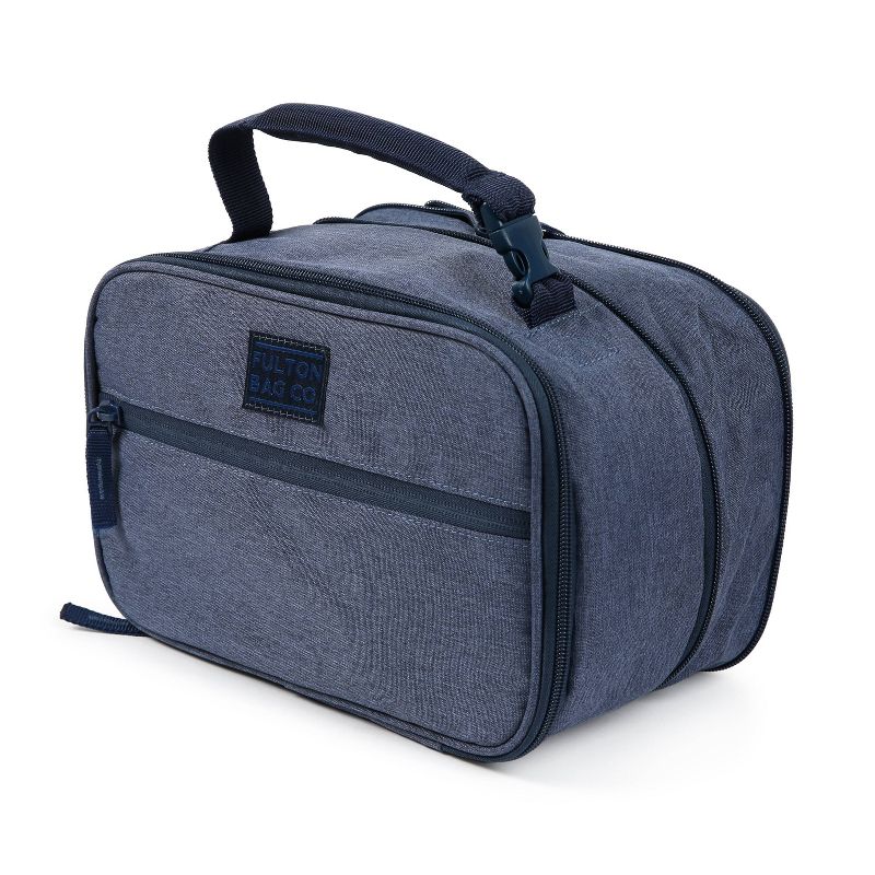 Fulton Bag Co. Expandable Slim Lunch Box - Navy Peony, 6 of 10
