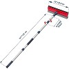Professional 2-in-1 Window Squeegee with Extension Pole, 10" Soft Rubber Strip and Sponge for Multi-Angle Cleaning - 2 of 4