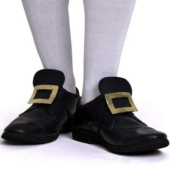 Skeleteen Colonial Buckle Costume Shoe Covers
