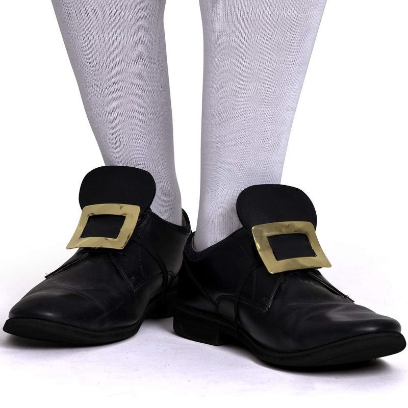 Skeleteen Colonial Buckle Costume Shoe Covers, 1 of 5
