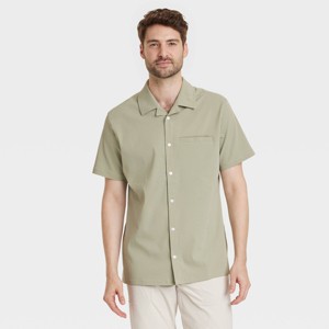 Men's Seersucker Shirt - All In Motion™ - 1 of 3