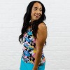 Calypsa Women's Maya Tankini Swim Top With Built-in Bra - 2 of 4