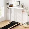 Tangkula 48" x 24" Electric Standing Desk w/ 3 Memory Height Settings 2 Hanging Hooks White - 4 of 4