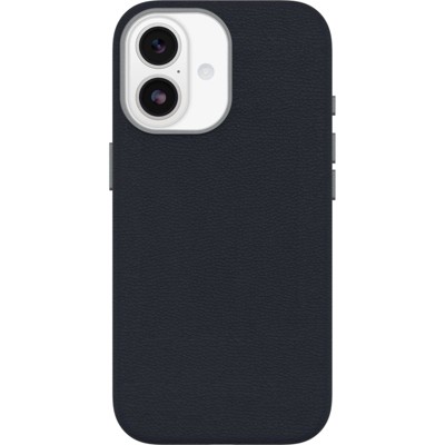 OtterBox Apple iPhone 17 Symmetry Series Cactus Leather Case for MagSafe with Camera Control - Blue Sentiment