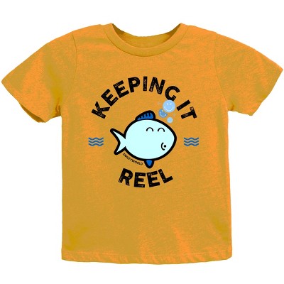 The Juniper Shop SmileyWorld Keeping It Reel Fish Youth Short Sleeve Tee