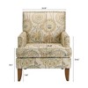 GDFStudio Damian Bohemian Upholstered Accent Chair - 3 of 4